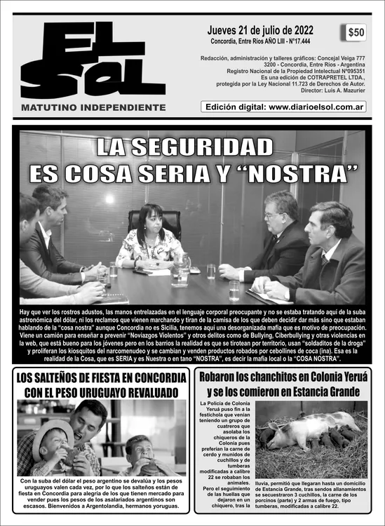 jueves 21 de julio_tapa