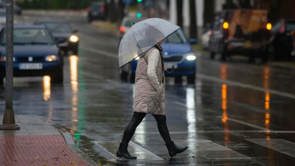 lluvia debil