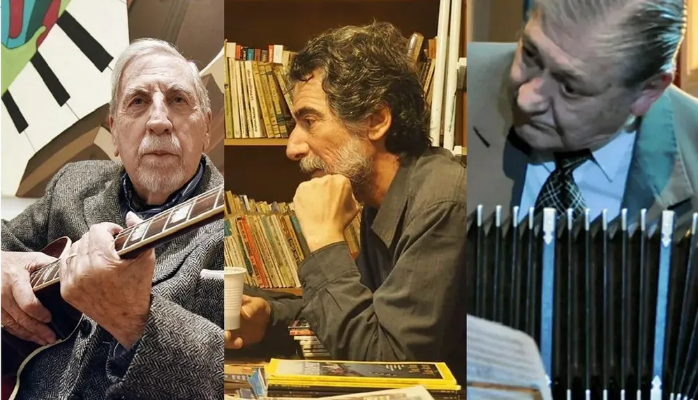 Horacio Malvicino, Mario Meichtry y Santos Maggi