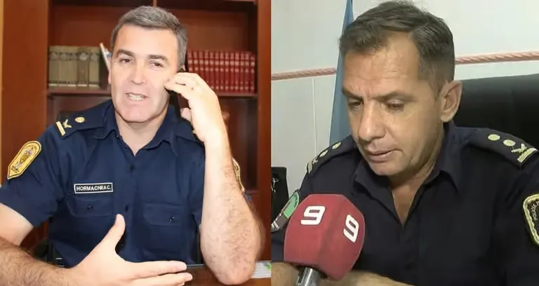 jefe y subjefe policía entre ríos