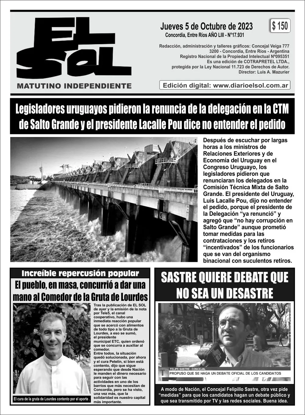 JUEVES 5 DE OCTUBRE_TAPA