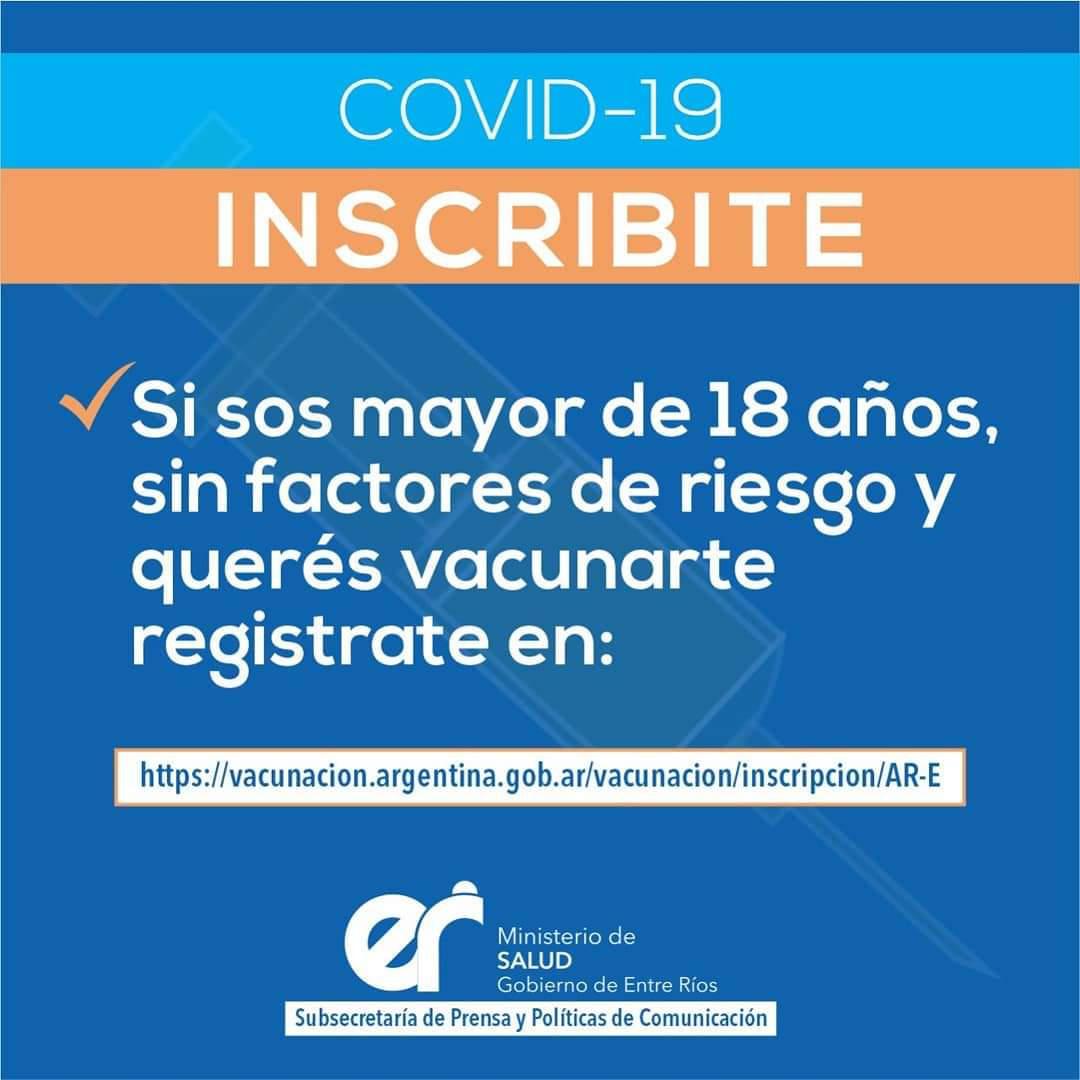 Inscripcion 18 años