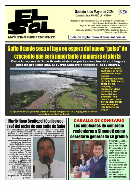 SÁBADO 4 DE MAYO COLOR