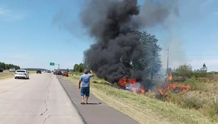 Accidente Autovía 14