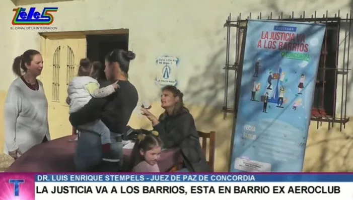 juez stempels - la justicia va a los barrios