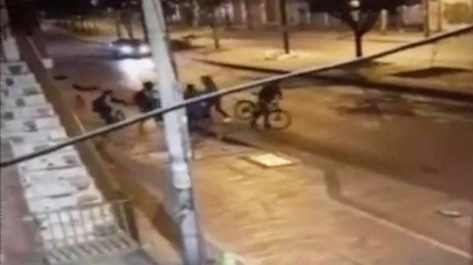 Robo de bicicleta en manada