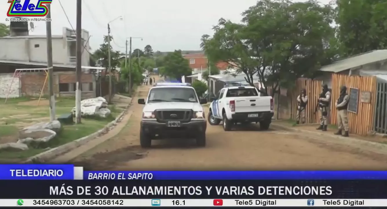 Allanamientos Barrio EL SAPITO