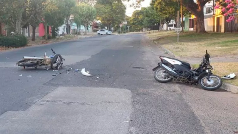 Accidente en moto - 1 de enero de 2022