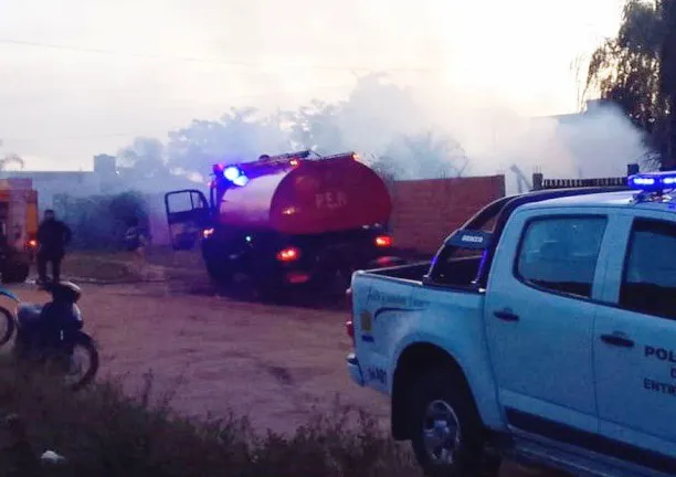 Incendio comedor comunitario