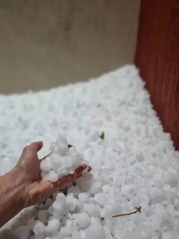 Granizo en Viale