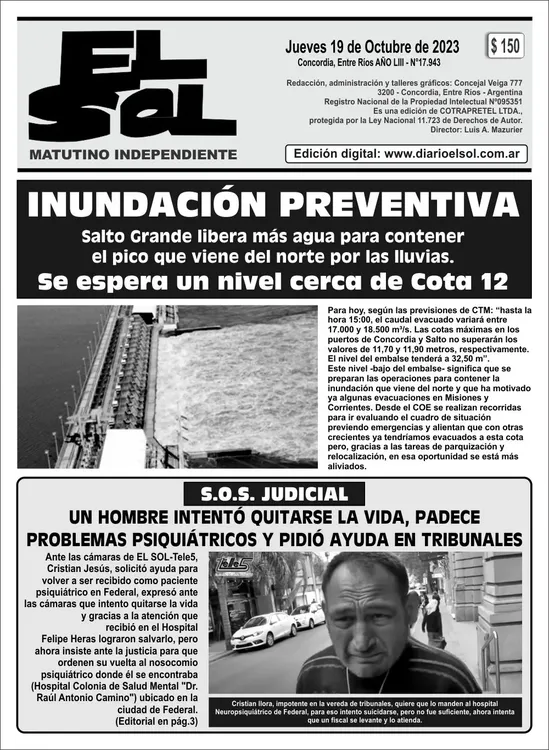 JUEVES 19 DE OCTUBRE_TAPA