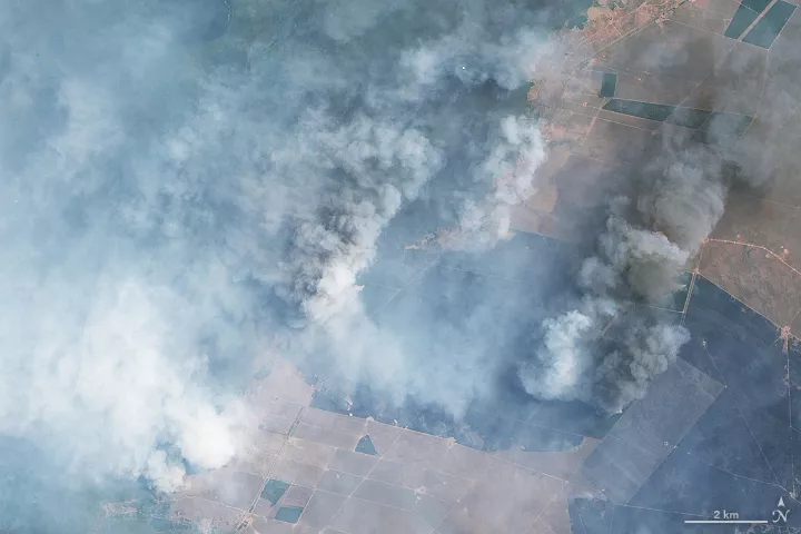 La Nasa Publicó Fotos Satelitales De Los Catastróficos Incendios En