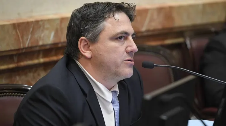 El senador de La Libertad Avanza, Francisco Paoltroni.