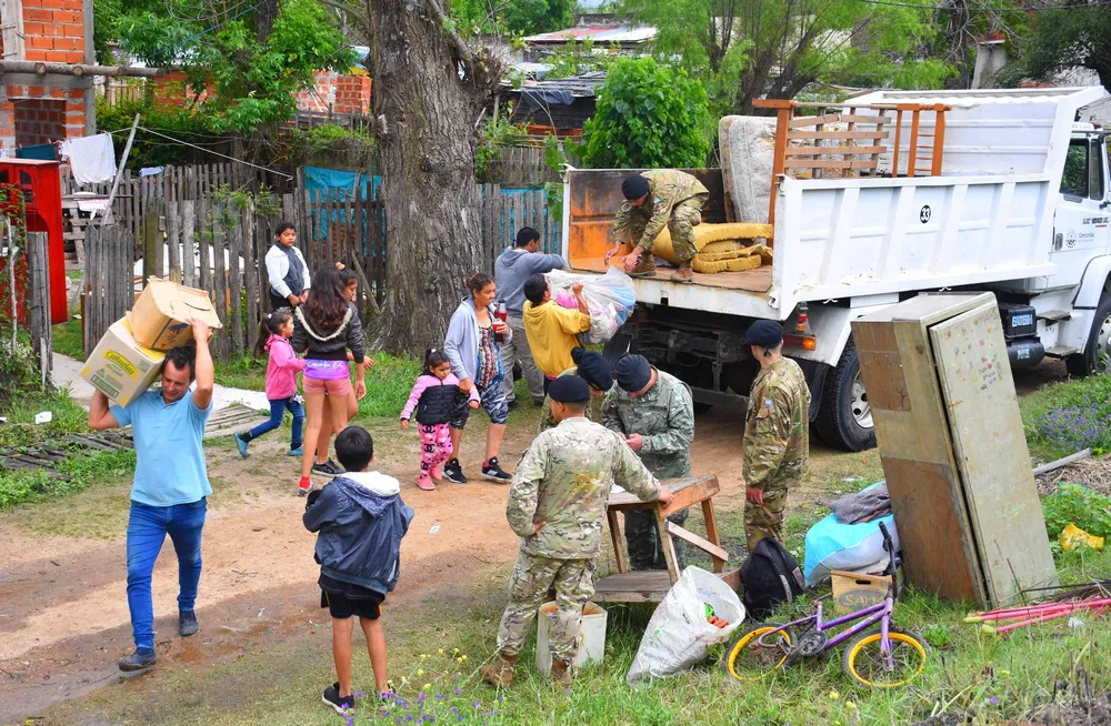 inundación, río uruguay