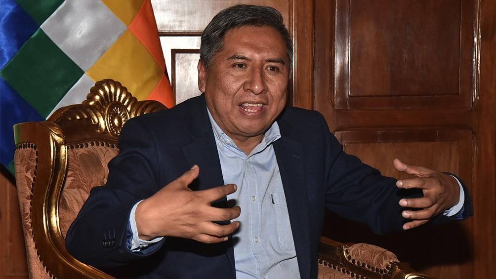 Rogelio Mayta, canciller de Bolivia.