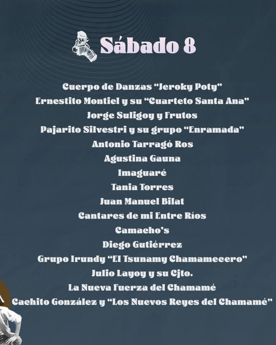 ARTISTAS DE ESTE SABADO