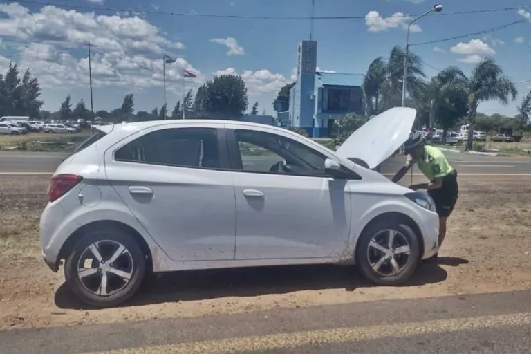 Auto robado autovía 14