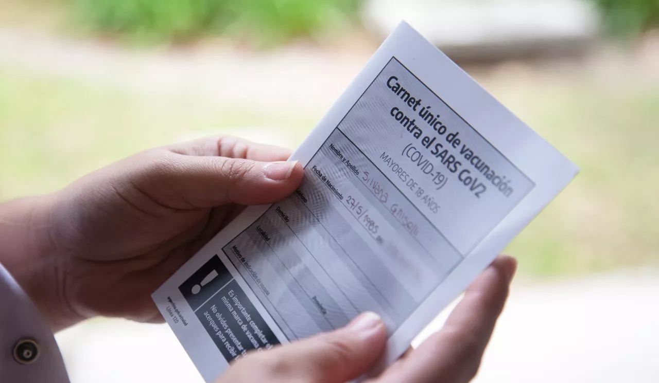Carné de vacunación Argentina