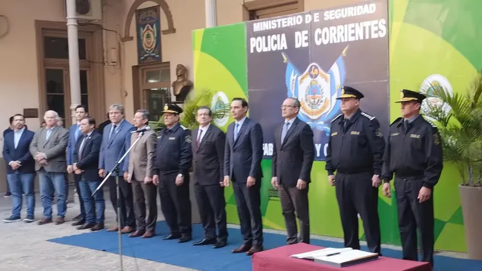 Asunción de la nueva cúpula de la Policía de Corrientes