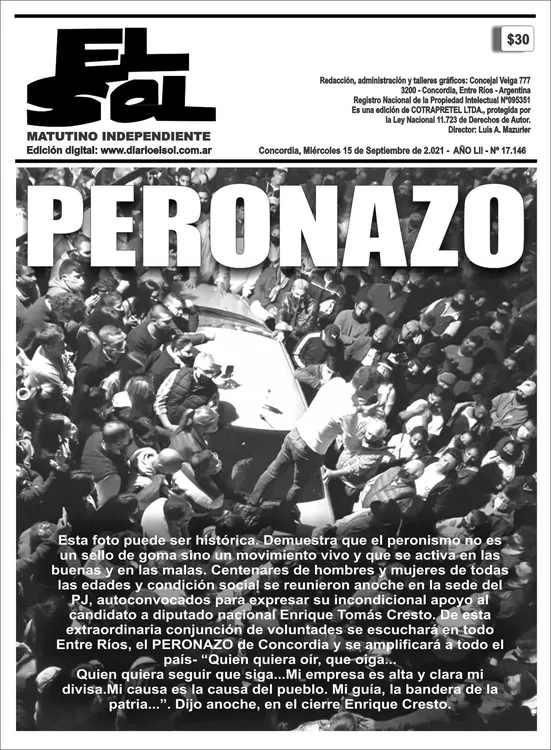 miercoles 15 de sept