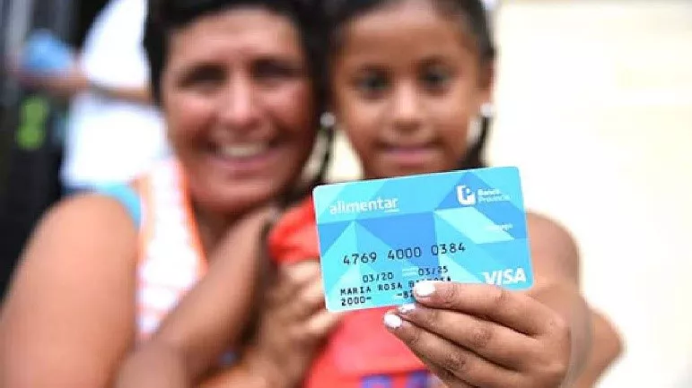 tarjeta alimentar