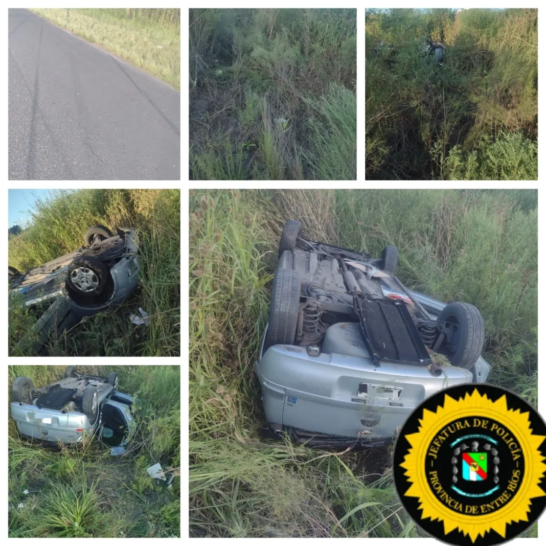 accidente-en-la-ruta-14-vuelco-de-un-Corsa