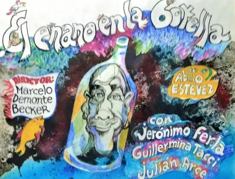 el enano en la botella