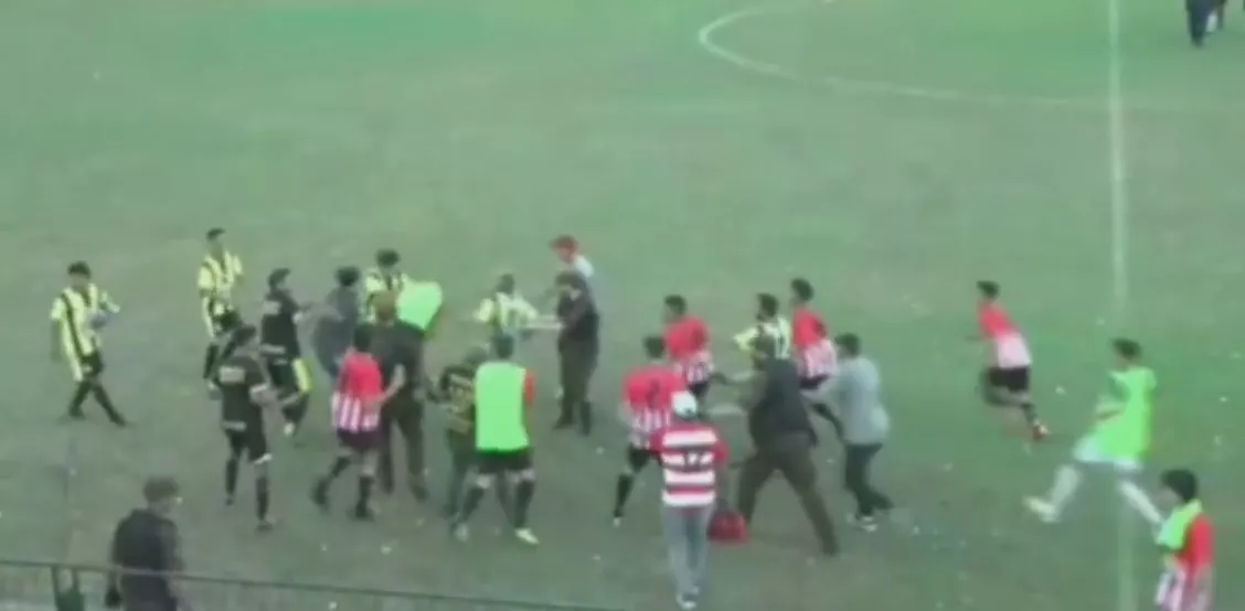 disturbios en el futbol