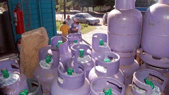 gas, garrafa
