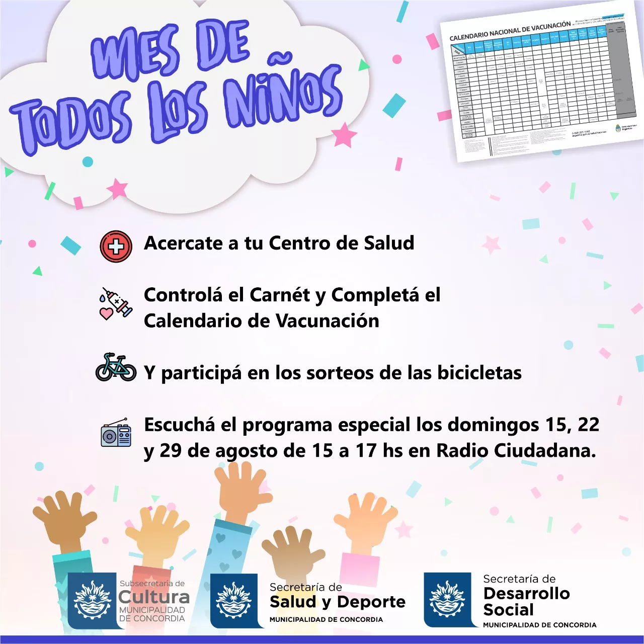 mes de todos los niños