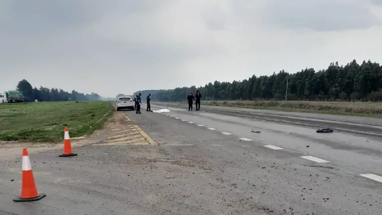Mochilero atropellado en autovía 14