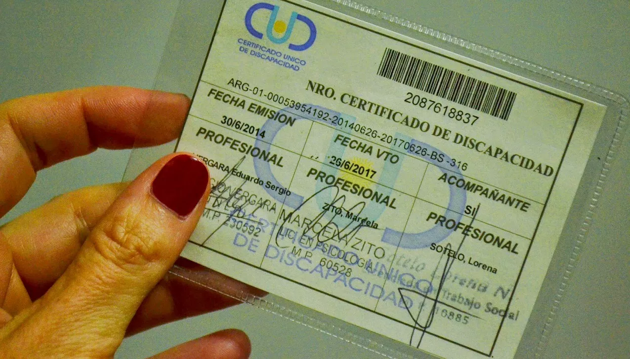 Certificado único de discapacidad