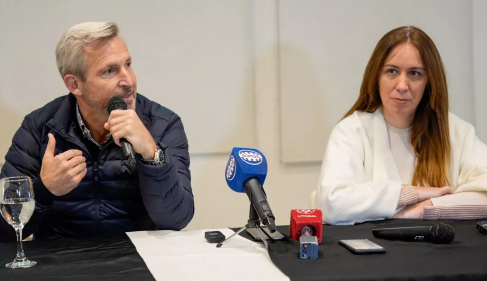Vidal y Frigerio en Concordia