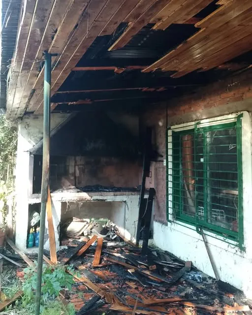 INCENDIO AVDA EVA PERON