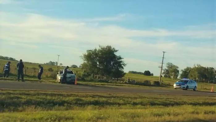 Vuelco ruta 18