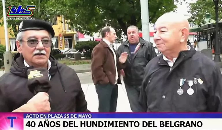 Acto por el hundimiento ARA Belgrano