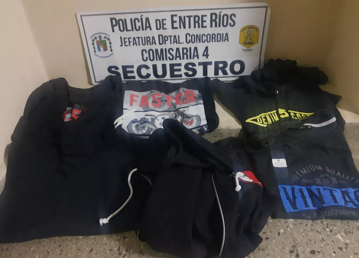Robo de indumentaria