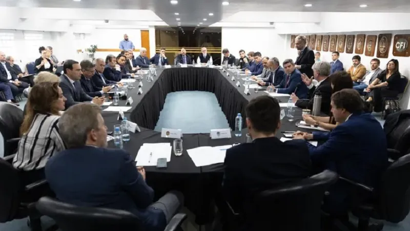 Reunión de gobernadores en el Consejo Federal de Inversiones.