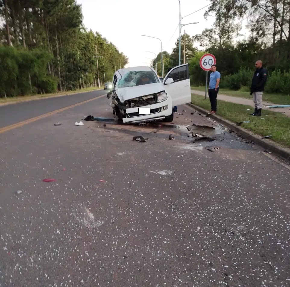 Accidente zona los yaros