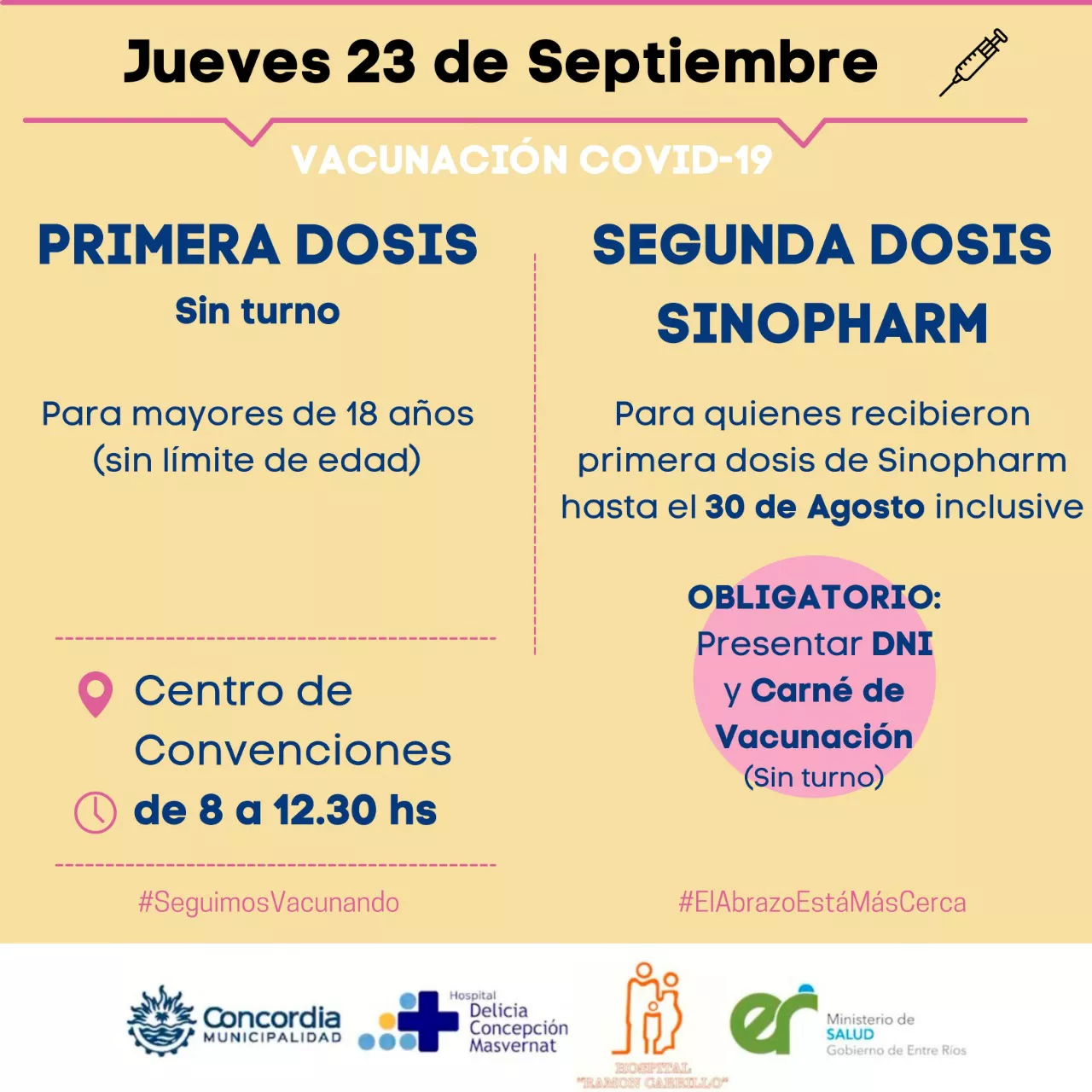 Nueva jornada de vacunación COVID-19