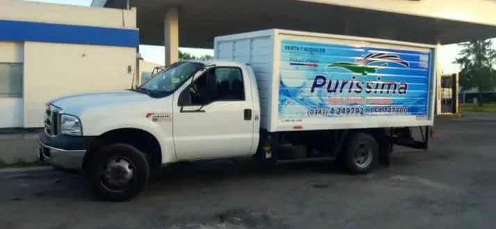 camion que conducia bustos