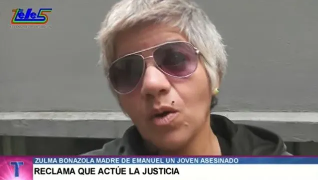 zulma, mamá de joven asesinado ledesma