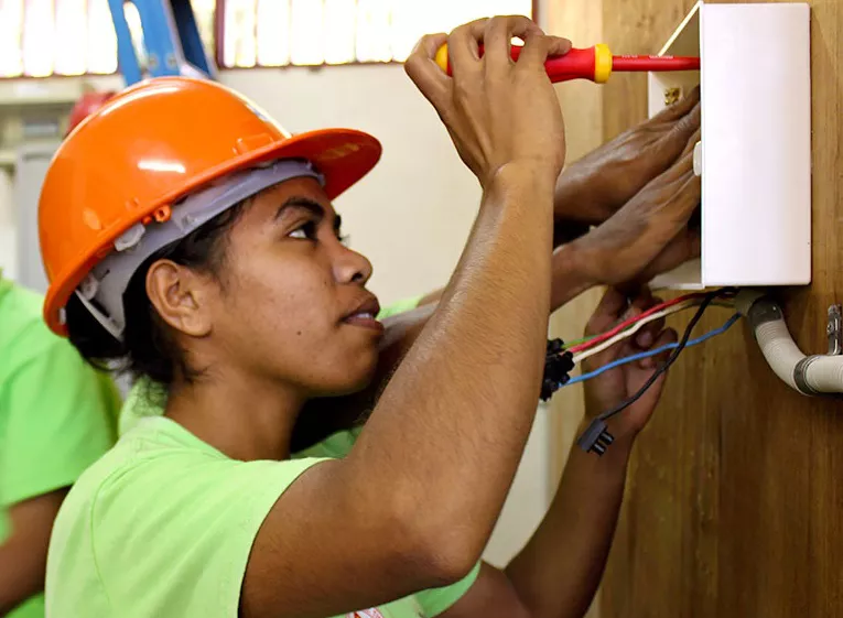 Mujeres trabajando