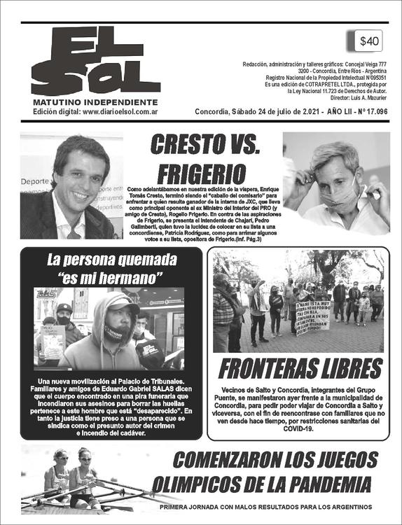 SABADO 24 DE JULIO TAPA
