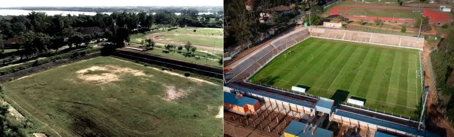 estadio antes y despues