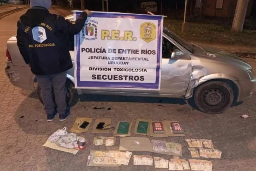 concepción del uruguay, narcotráfico