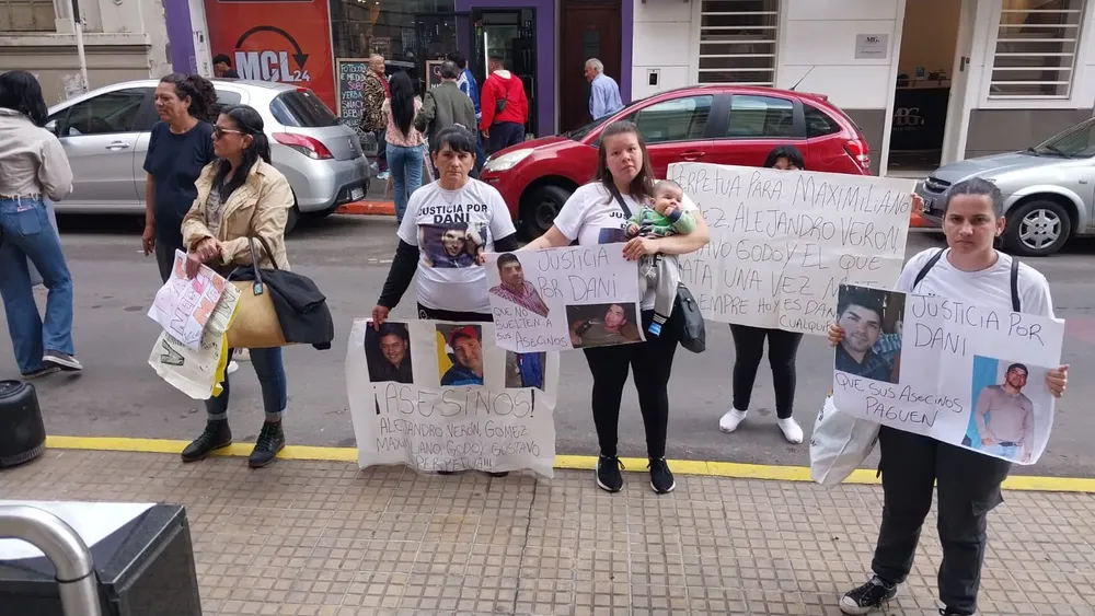 Daniel Pérez, protesta