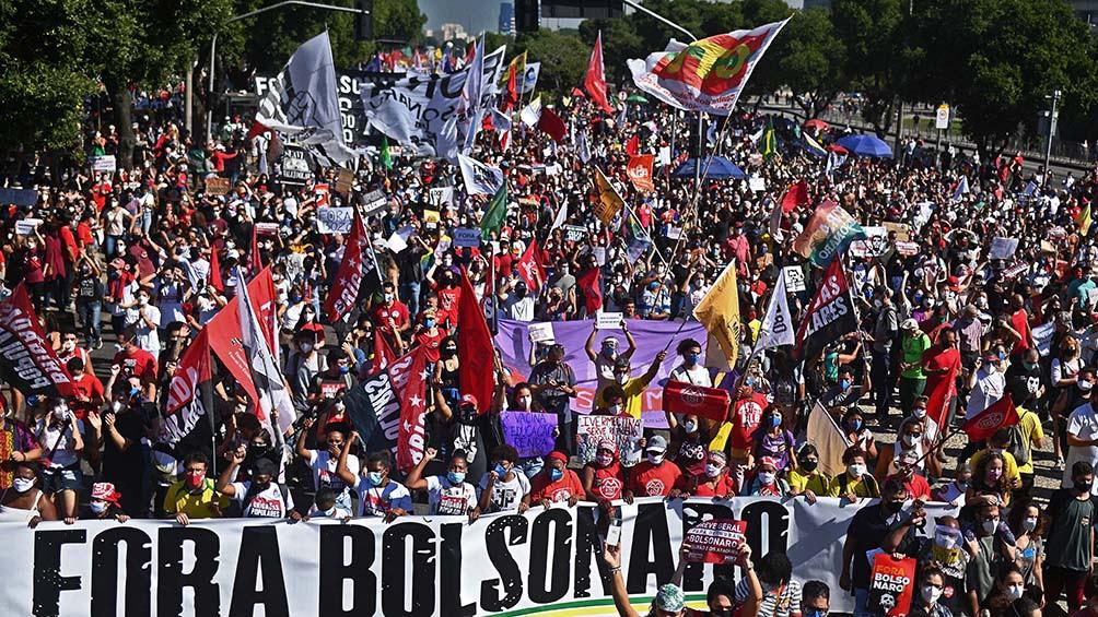 Protesta en Brasil